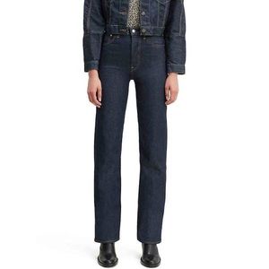 Levi’s Ribcage Jeans Full Length Dark Indigo 28